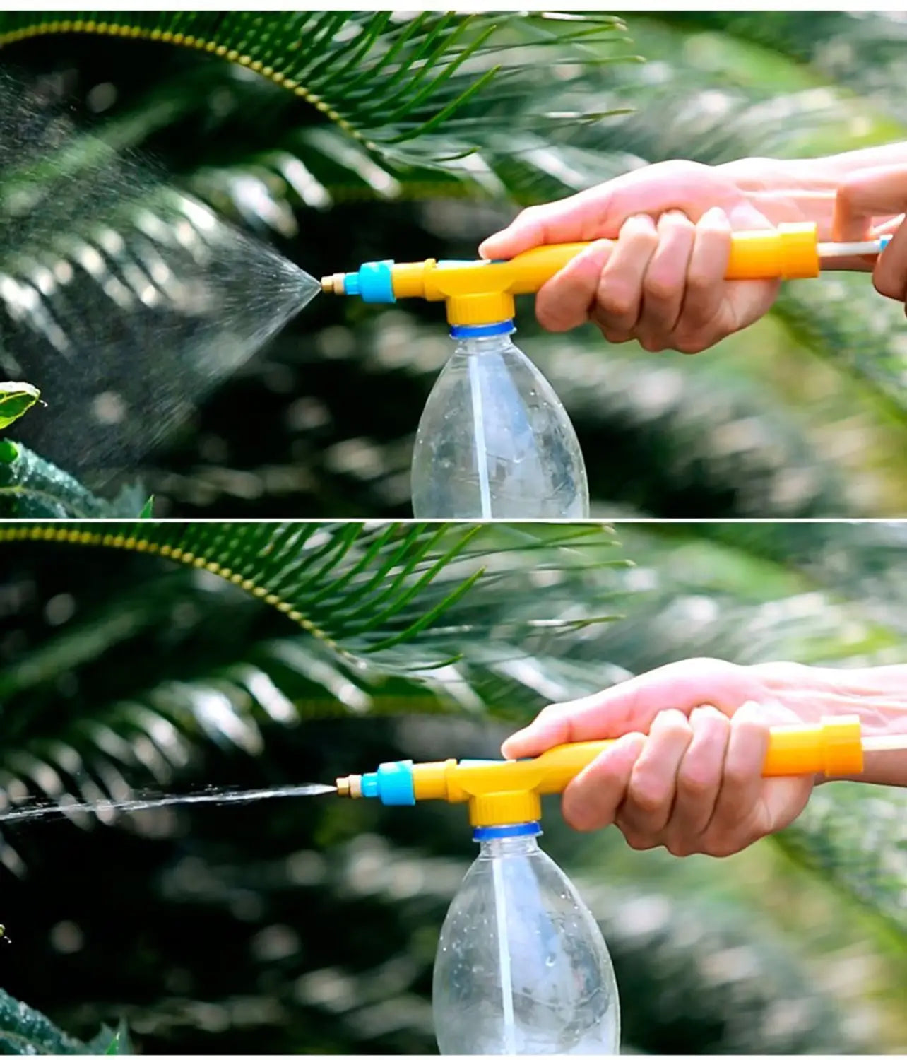 BRTION Adjustable High Pressure Garden Pump Bottle Spray Gun