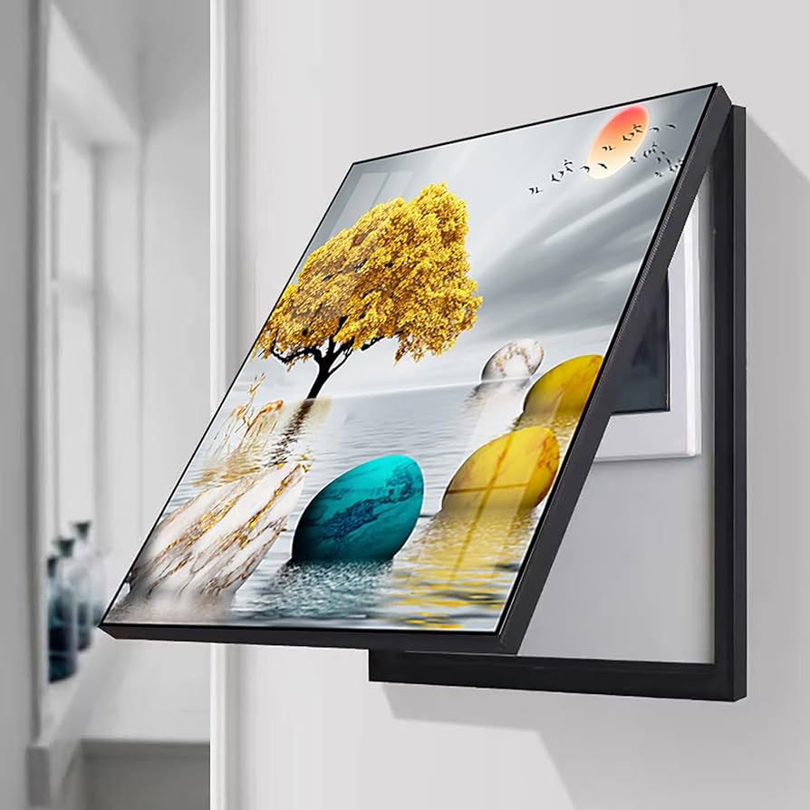 Electric Meter Box Decorative Painting Electrical Panel Cover With Hyd — ART STREET (22 Inch Length x 18 Inch Wirth)