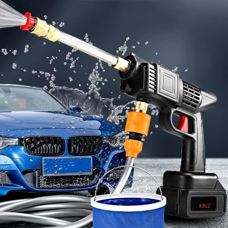 Rechargeable Lithium Battery Cordless High Pressure Car Cleaning Washer