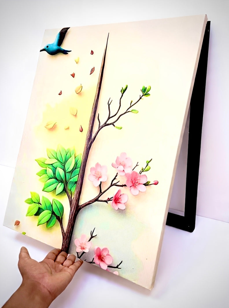 Electric Meter Box Decorative Painting Electrical Panel Cover With Hyd — ART STREET (22 Inch Length x 18 Inch Wirth)